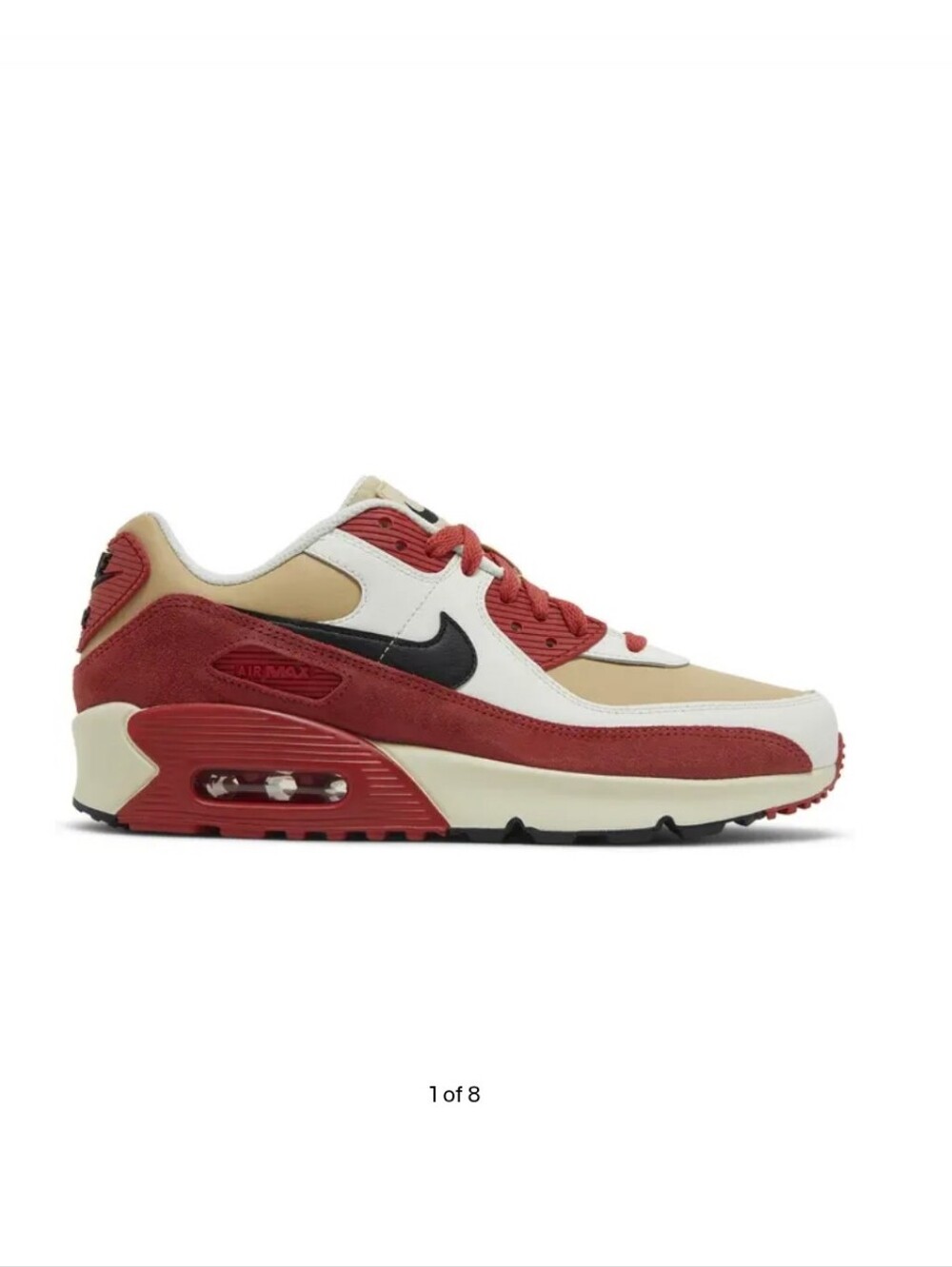 Nike Air Max 90 LTR Sesame Red And Clay Sneakers